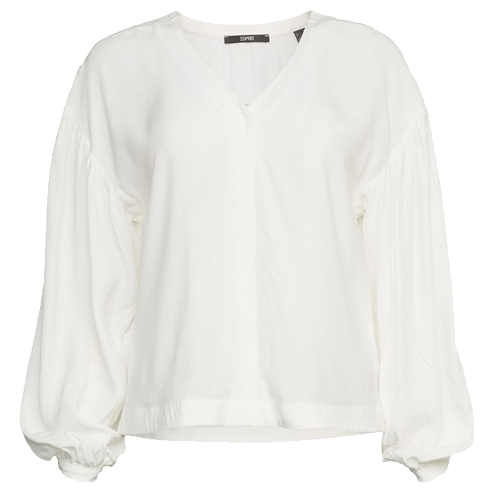 Esprit Puff Sleeve White Blouse